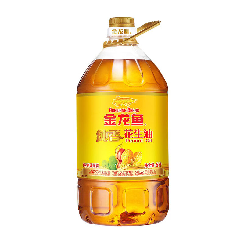 金龙鱼纯香花生油5L